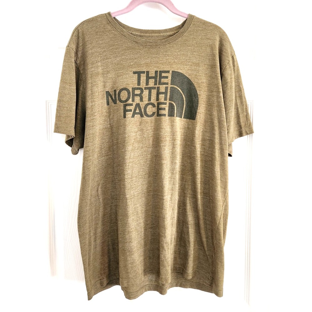The North Face Standard Fit Green Short Sleeve Shirt Men's Size XL